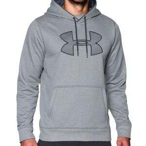 Under Armour Men's Armour Fleece Storm 1‎ Big Logo
Hoodie Gray Sz XL